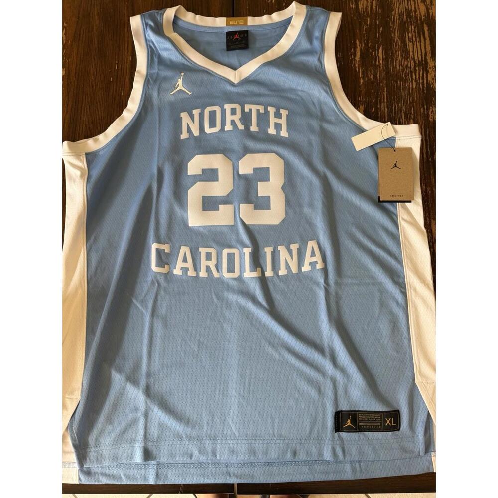Michael Jordan Blue North Carolina Tar Heels Basketball Jersey Size XL NEW